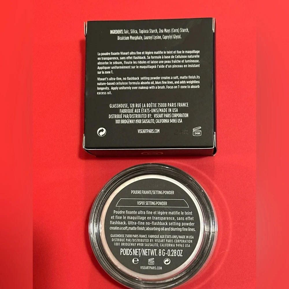 VISEART Translucent Setting Powder creates soft matte finish for all complexions